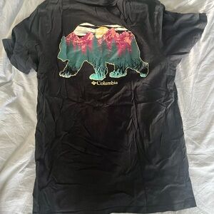 Columbia Black Graphic T-Shirt for Men